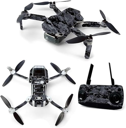 Miniatura 1 de MightySkins Skin para DJI Mavic Mini Drone Quadcopter portátil – Camuflaje digital | Funda protectora de vinilo duradera y única | Fácil de aplicar,