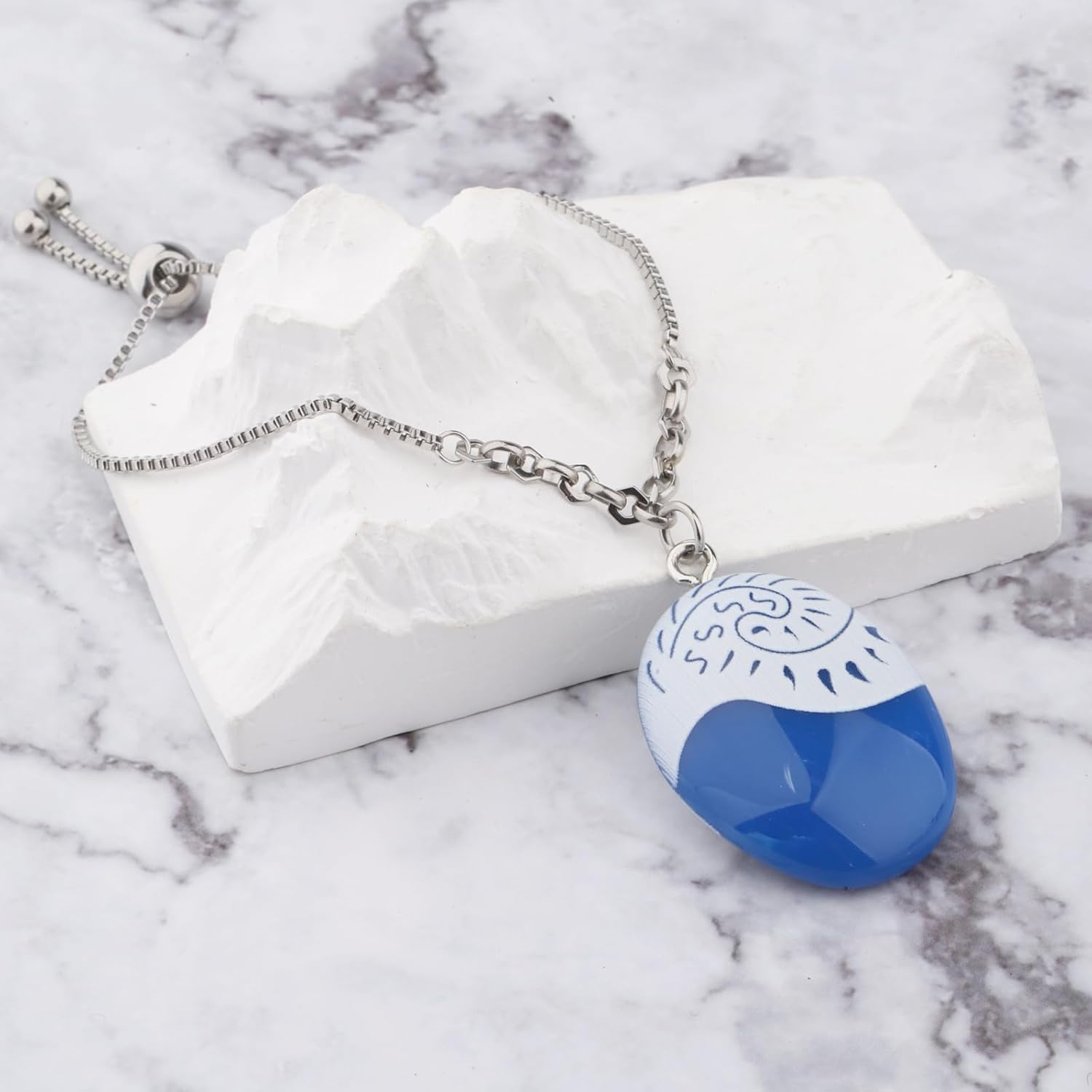 Zuo Bao Heart of Tefiti Necklace Princess Inspired Bracelet Tefiti Charm Earrings Cosplay Gift - Image 4