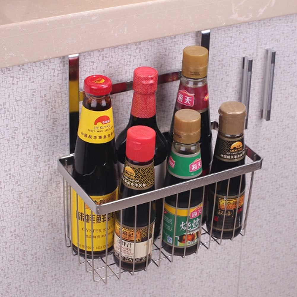 LUANT Over The Bathroom Shower Door Caddy Hanging Storage Organizer Baskets, Bathroom Over the Door Shower Caddy for Shampoo, Conditioner, Soap,2PCS