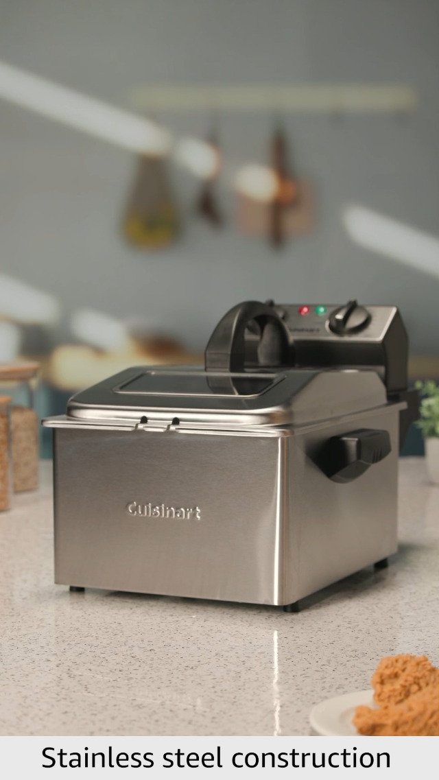 クイジナート cuisinart deep fryer ディープフライヤー Cuisinart Deep Fryer 4 qt 1800 Watts Home Use Deep Fryer