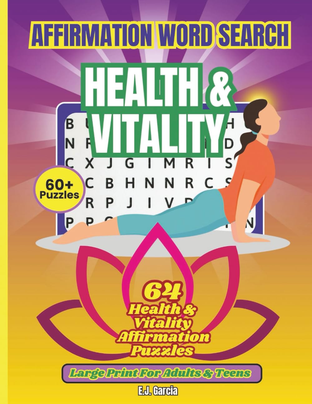 Health & Vitality Affirmation Word Search (Positive Affirmation Word Search Series)
