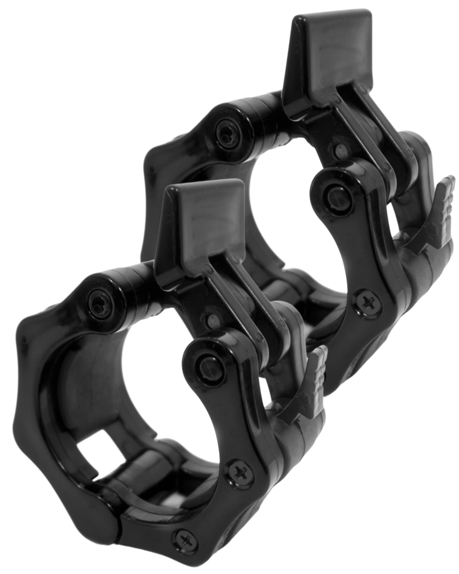 2 Morsetti Per Bilanciere In Acciaio Inox – Clip A Molla Da 5,1 Cm, Per Sollevamento Pesi E Fitness