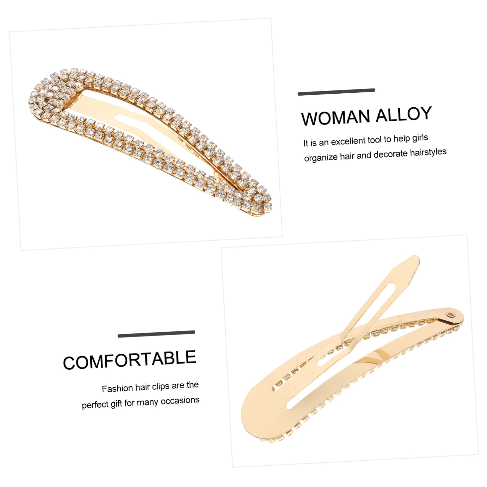 minkissy 50piezas Horquillas Rhinestone Para Mujer y Niñas Clips De Pelo Elegantes Para Bodas y Fiestas Accesorios De Moda Para Peinados Diarios y Especiales