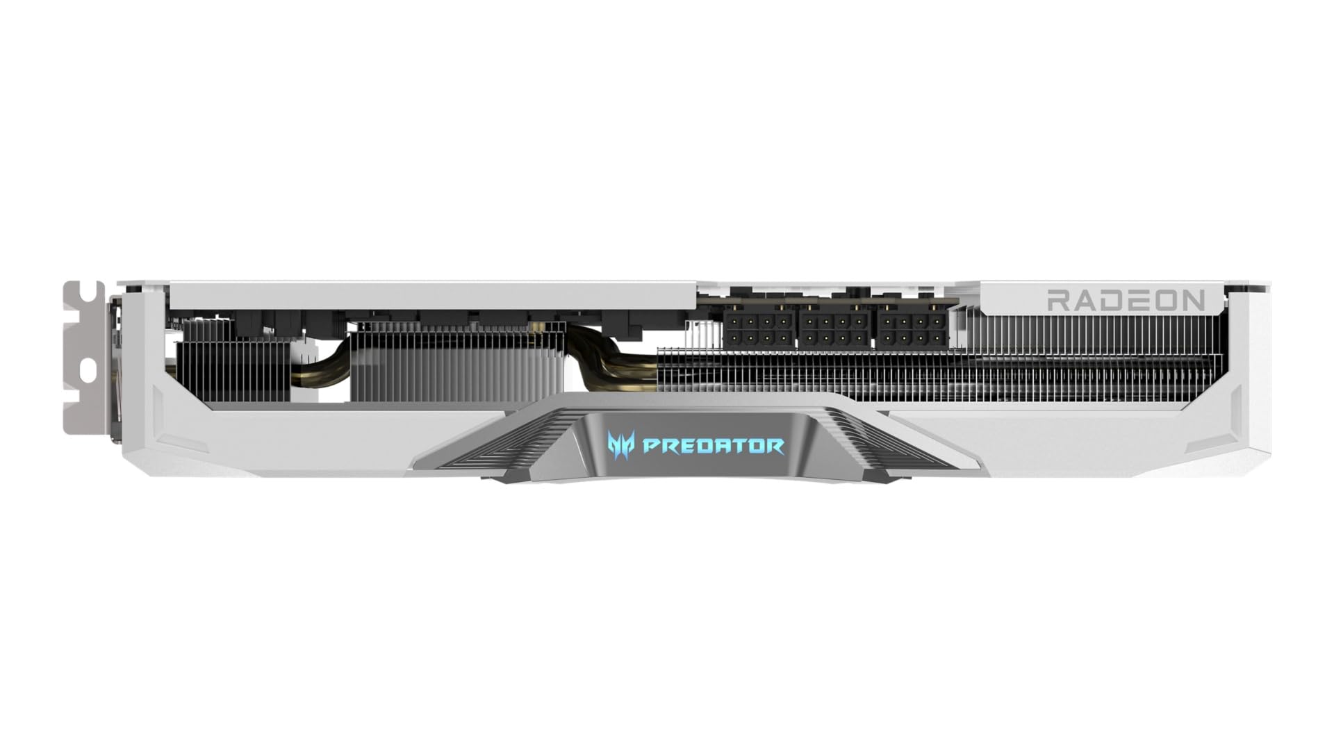 Acer Predator BiFrost Radeon RX 9070 XT OC - AMD Grafikkarte (16 GDDR6, 256 Bit, PCIe 5.0 x16, 1x HDMI 2.1a 3X DP 2.1) 3X FrostBlade 4.0, 3x8 pin, Slot Space: 2.6