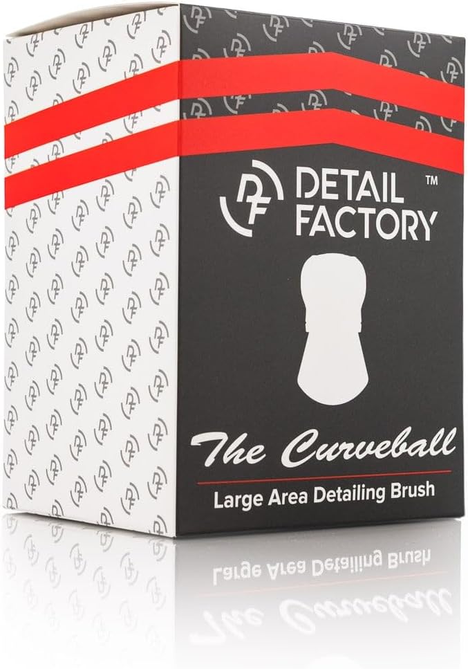 Detail Factory - Curveball XL Synthetic Brush - Ultra Soft Bristles, Comes with Storage Rack, Covers Large Area Inside or Outside Vehicles - Black image 3