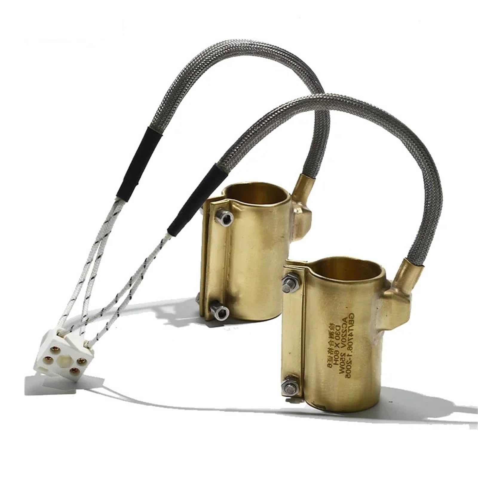 220 V elektrische Heizspule 25 x mm 40 30 60 Kupfer-Interjektionsband-Heizelement 130 W 250 1 Stück(IDxH 25x45mm 160W)