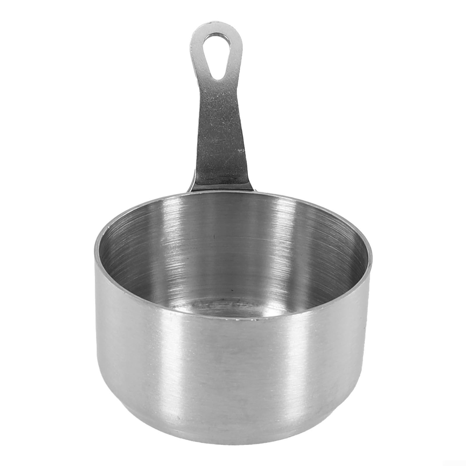 Mini Casseruola In Acciaio Inox 304 Con Manico In Noce – 200 Ml, Perfetta Per Salse E Burro Fuso