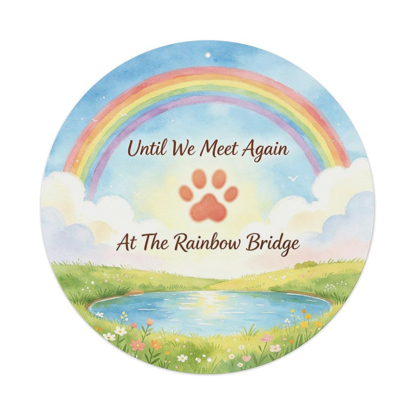 Until We Meet Metal Tin Sign Plaque