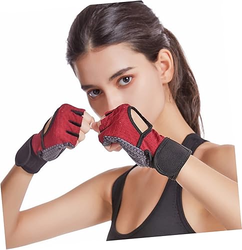 Miniatura 2 de GLSTOY 2pcs Half Finger Gloves Mens Glives Wintergloves Fingerless Mittens Winter Riding Mitten Workout Glove Workout Hand Protection Hands Covers