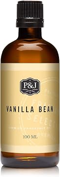 P&J Trading Fragrance | Vanilla Bean Oil 100ml - Candle Scents for Candle Making, Freshie Scent, Soap Making Supplies, Diffuser Oil Scents