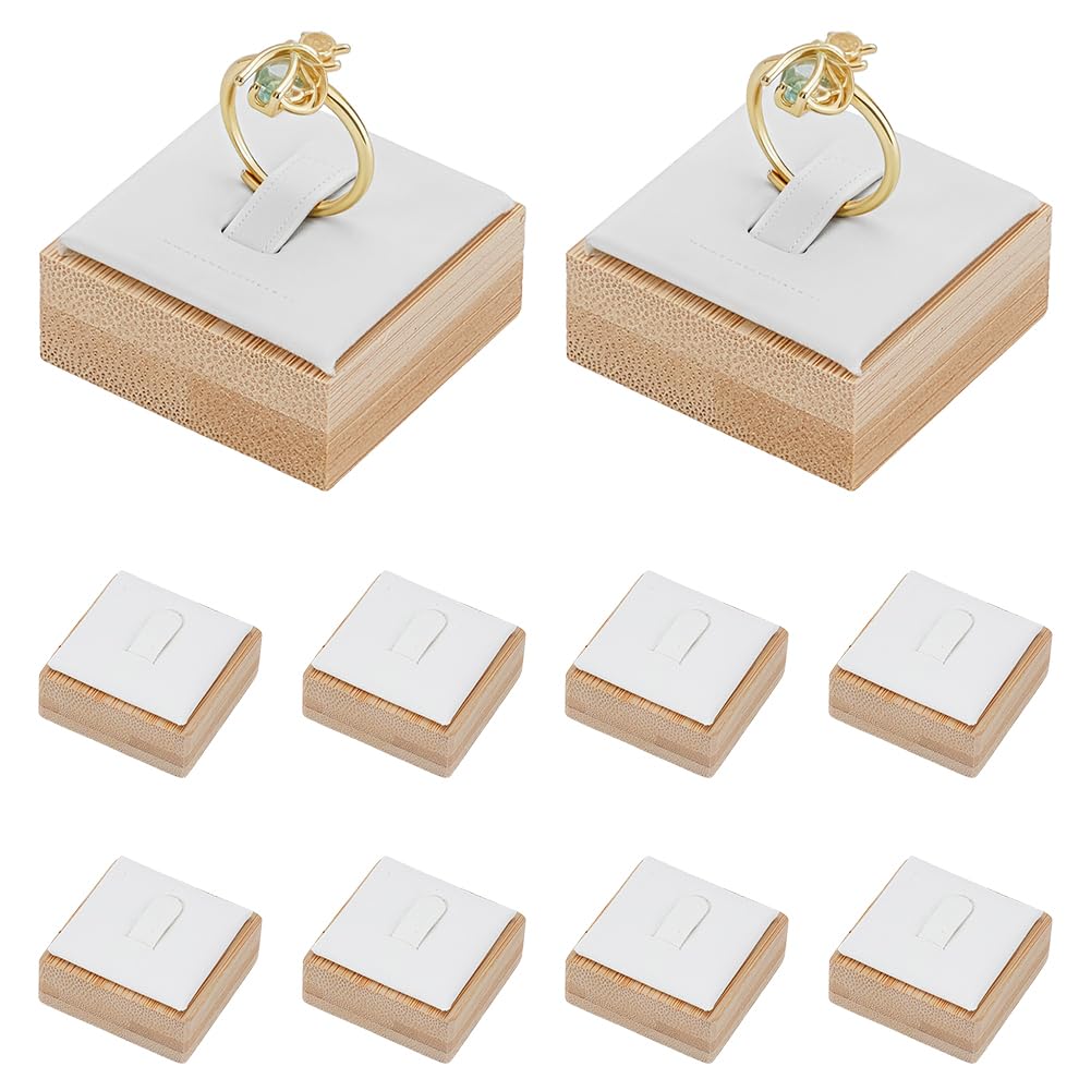 Porte bagues individuels en bambou pour organiser et protéger vos bijoux