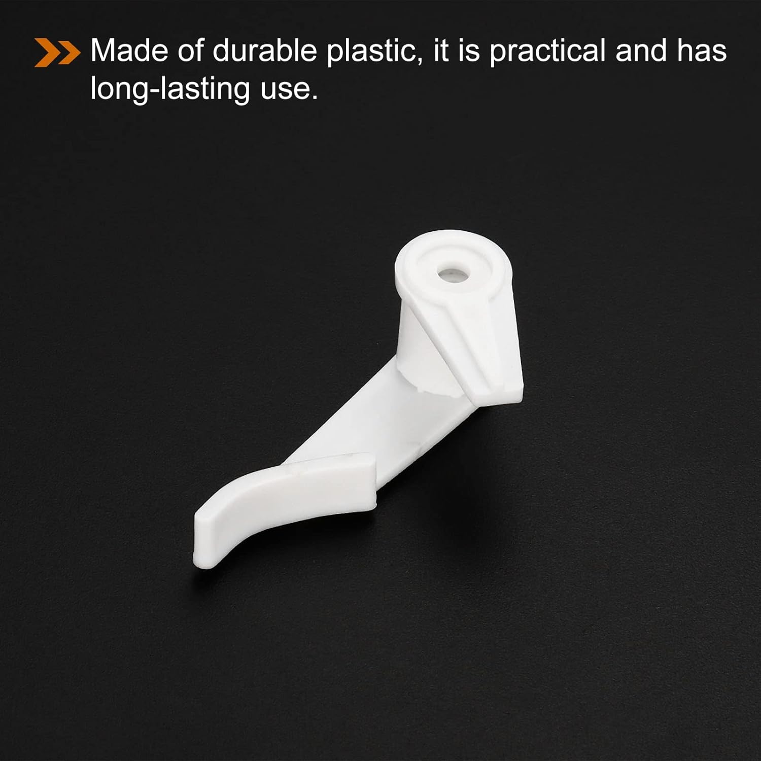 PATIKIL 3.5mm Lamp Shade Clips for Ceiling Flush Mount, 15 Pair Light Shade Fixed Buckle Light Fixture Accessories White