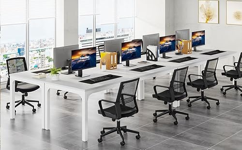 image for Tribesigns 13FT Conference Table,Large Rectangle Meeting Seminar Table