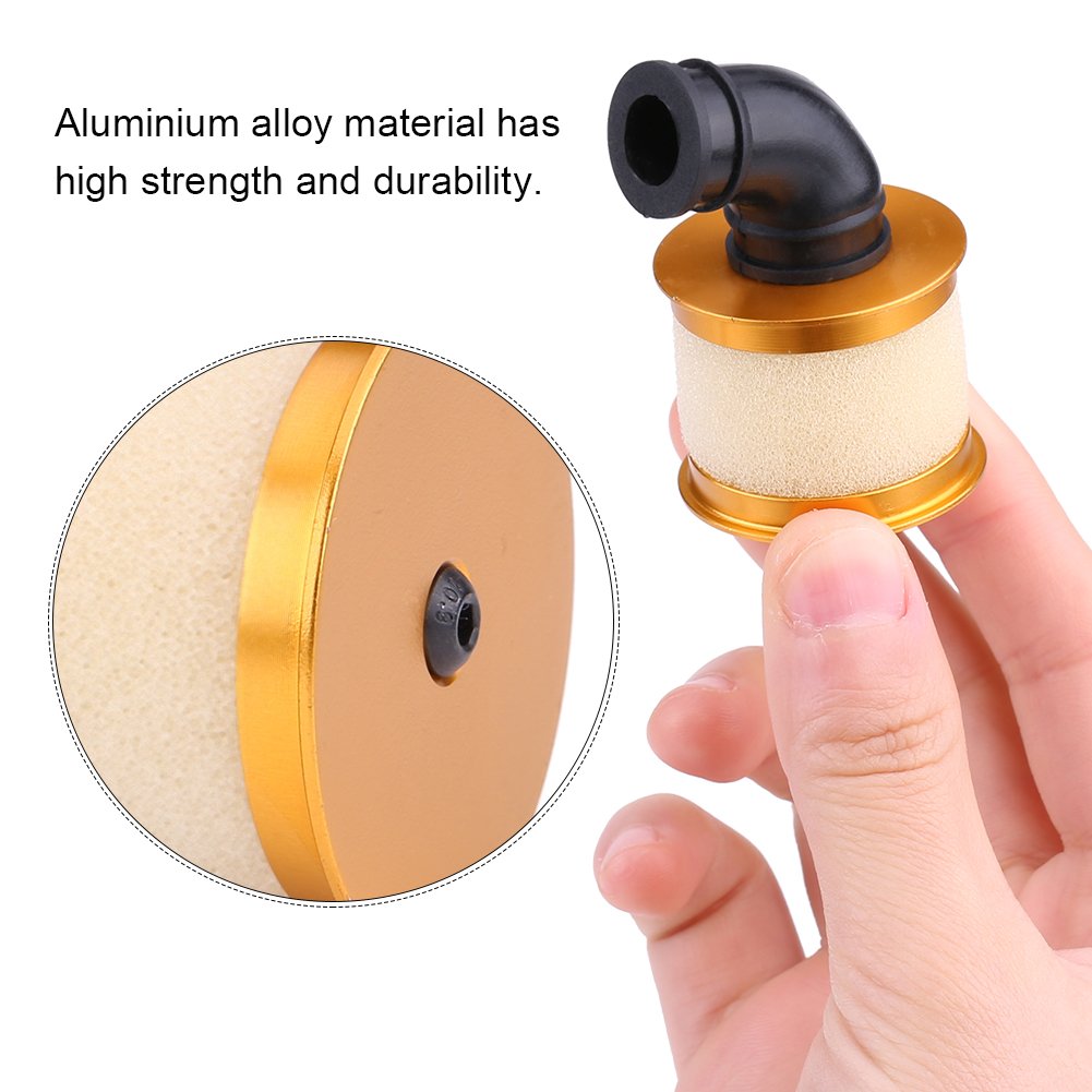 Filtro Aria In Lega Di Alluminio Per Auto RC 1:10 – Ricambio Per HSP 94122/188 (Oro) - 4