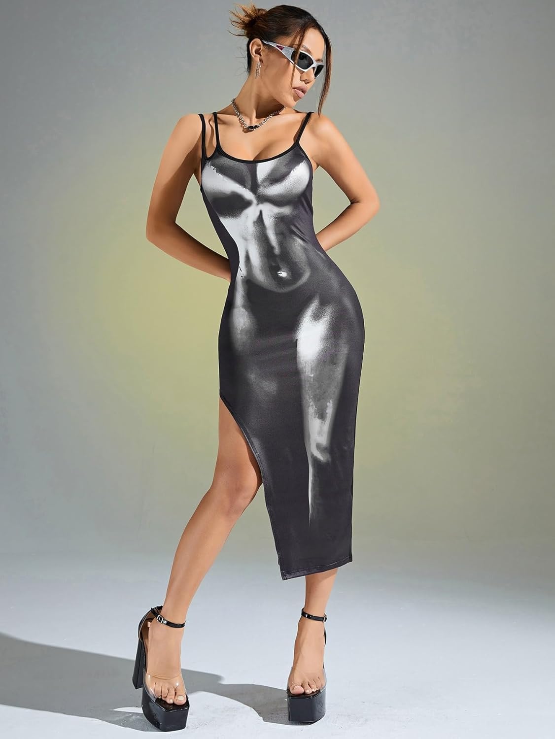 Women's 2025 Casual Cami Slip Dress Cami Long Dress
