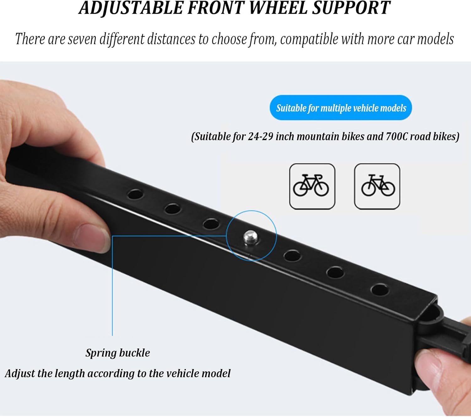 Folding Bicycle Roller, Professional Indoor Bike Parabolic Roller, Adjustble Bike Trainers for 24"-29" Mountain Bike and 700C Road Bike