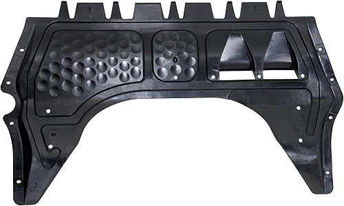 Evan-Fischer - Protector contra salpicaduras de motor compatible con VW Jetta 11-18Beetle 12-18 debajo de la cubierta delantera de gas