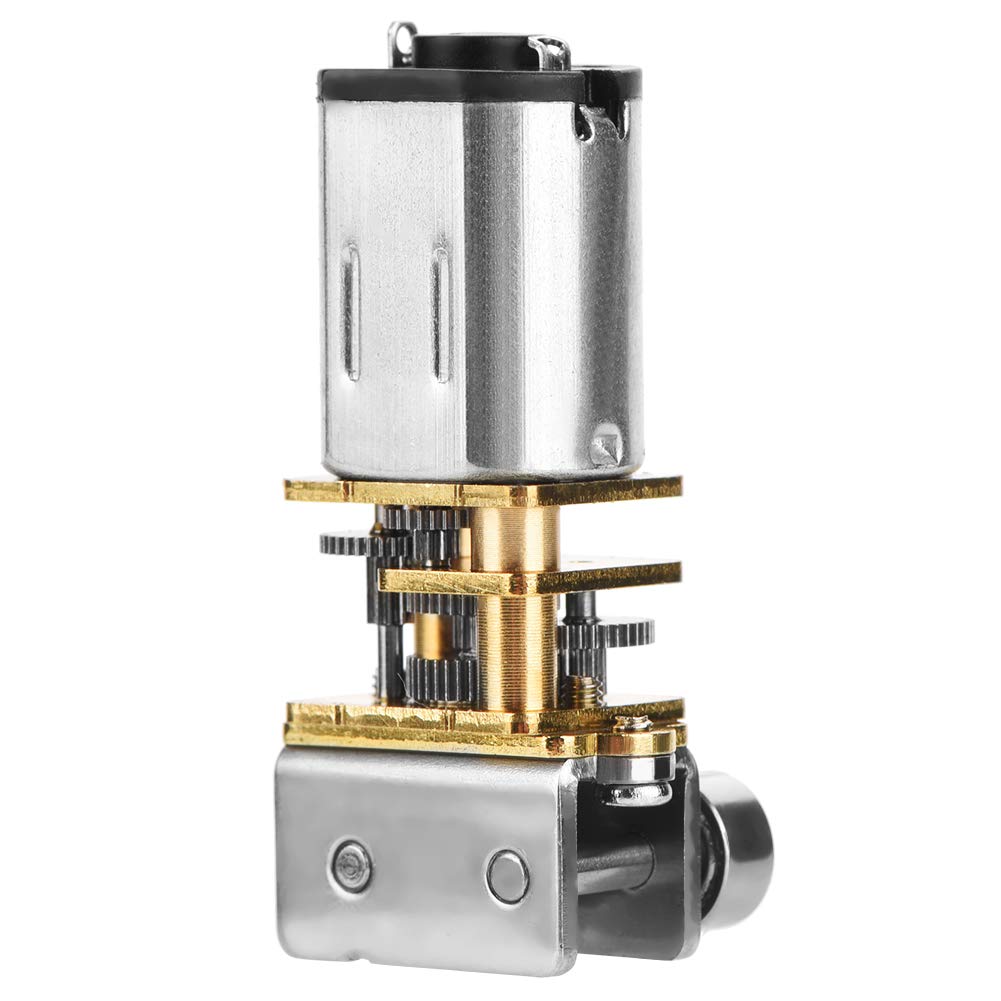 Small Gear Motor 5-Piece N20 - Single Shaft Right Angle Worm Gear ...