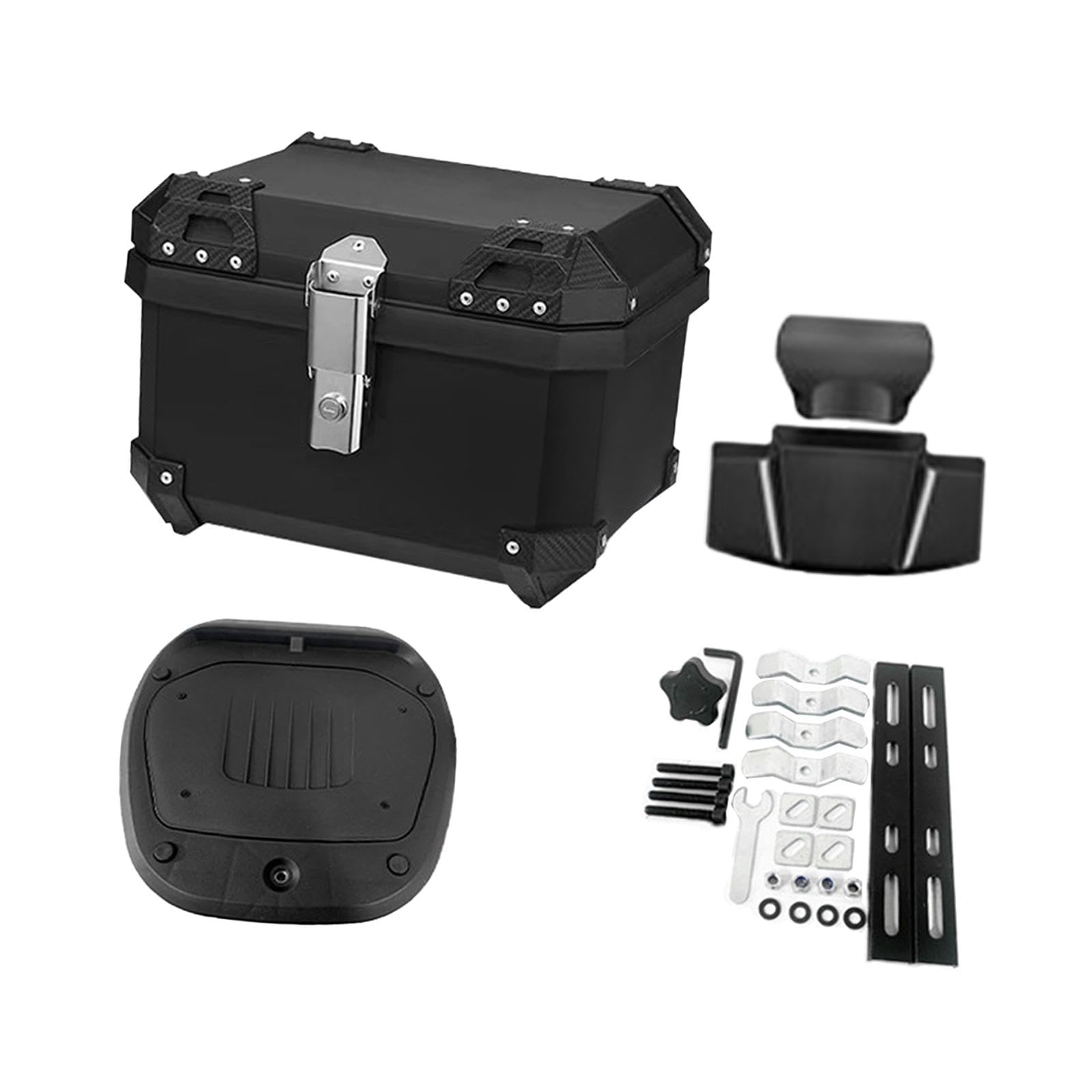 36 L Motorcycle Top Case Motorcycle Rear Top Box for Motorcycle Scooter With Backrest-image-19