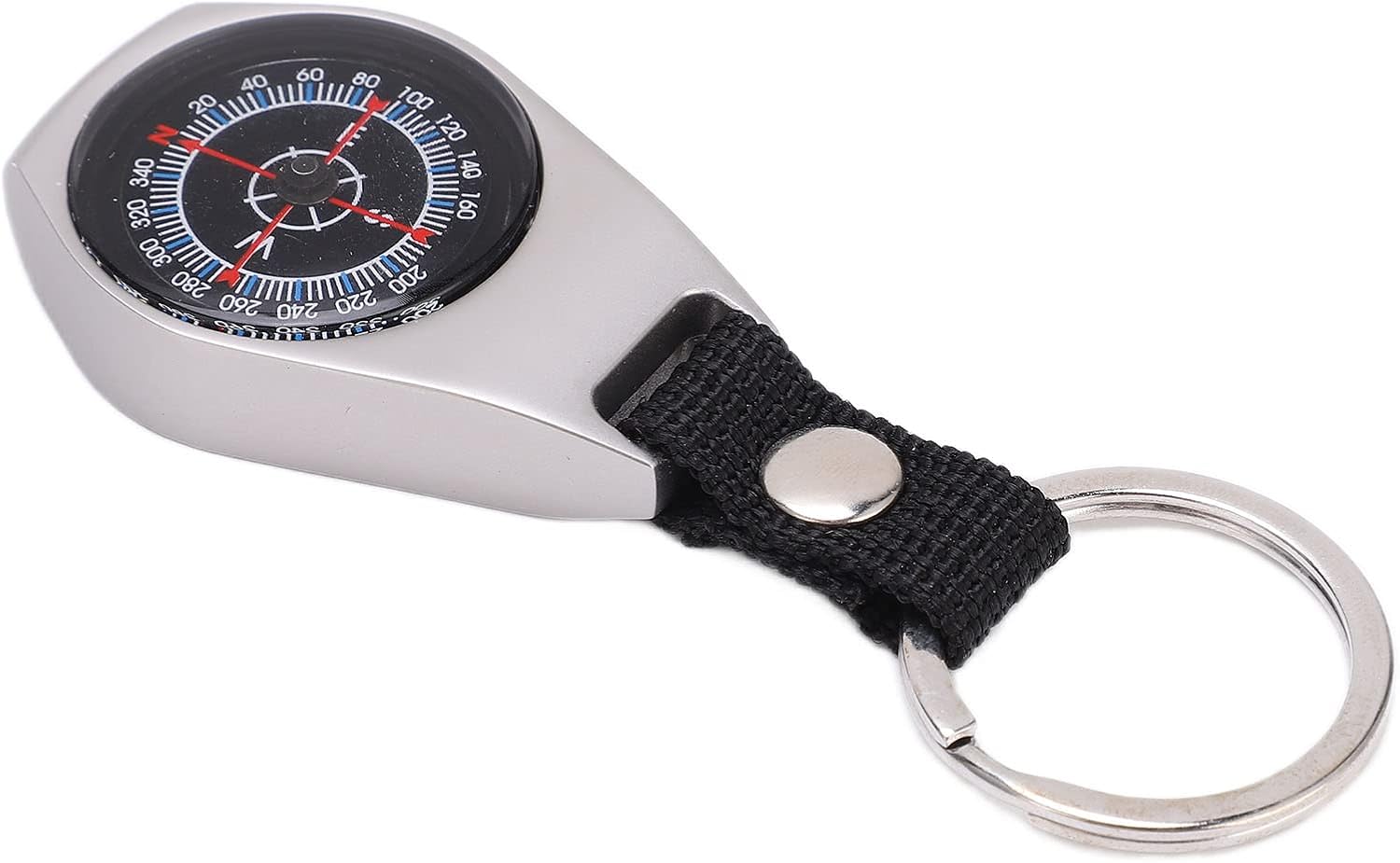 カラビナコンパス アウトドアアクティビティに耐えるポータブルポケットコンパス 世界的に有名な
