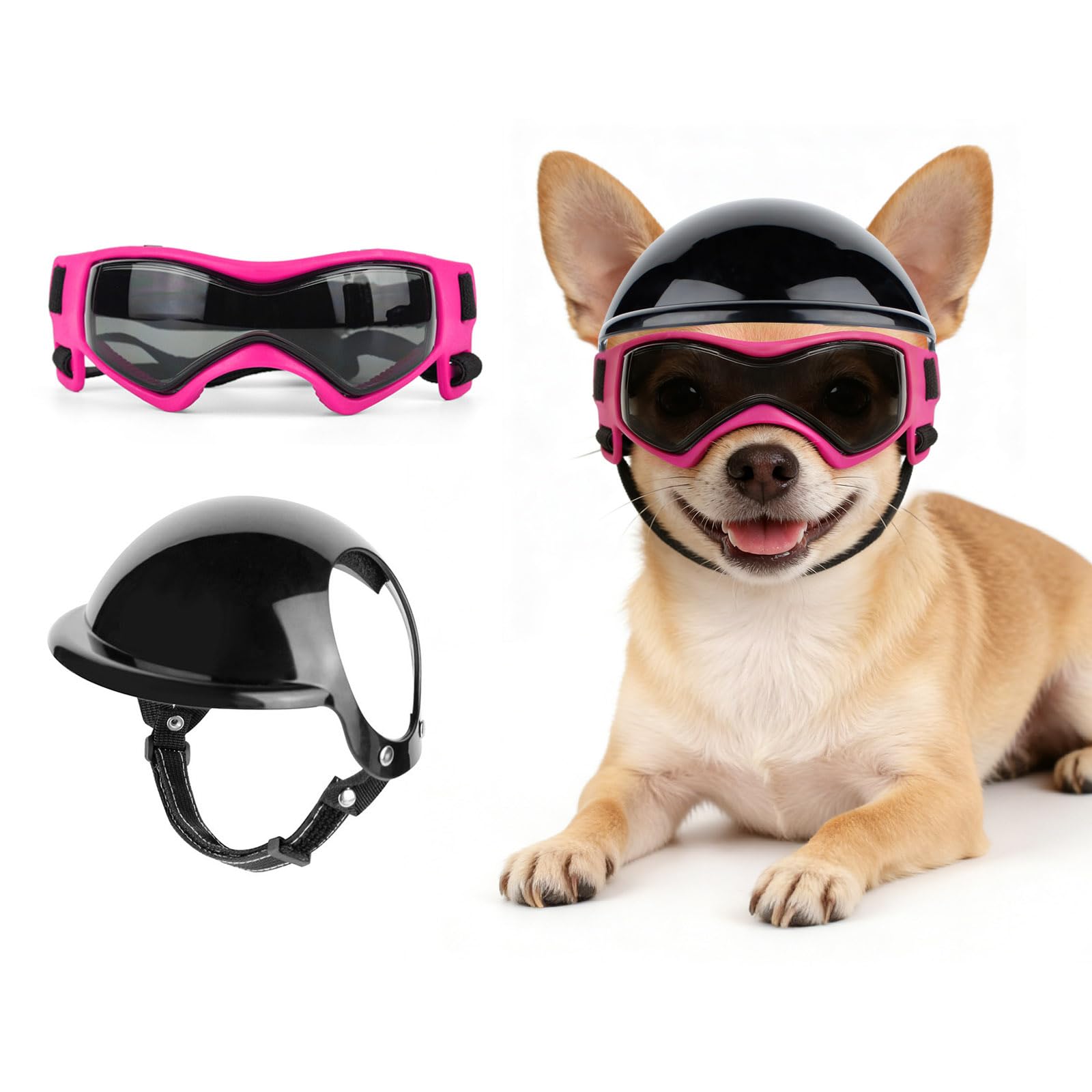 Lunettes de soleil pour petit chien anti-UV contre le vent
