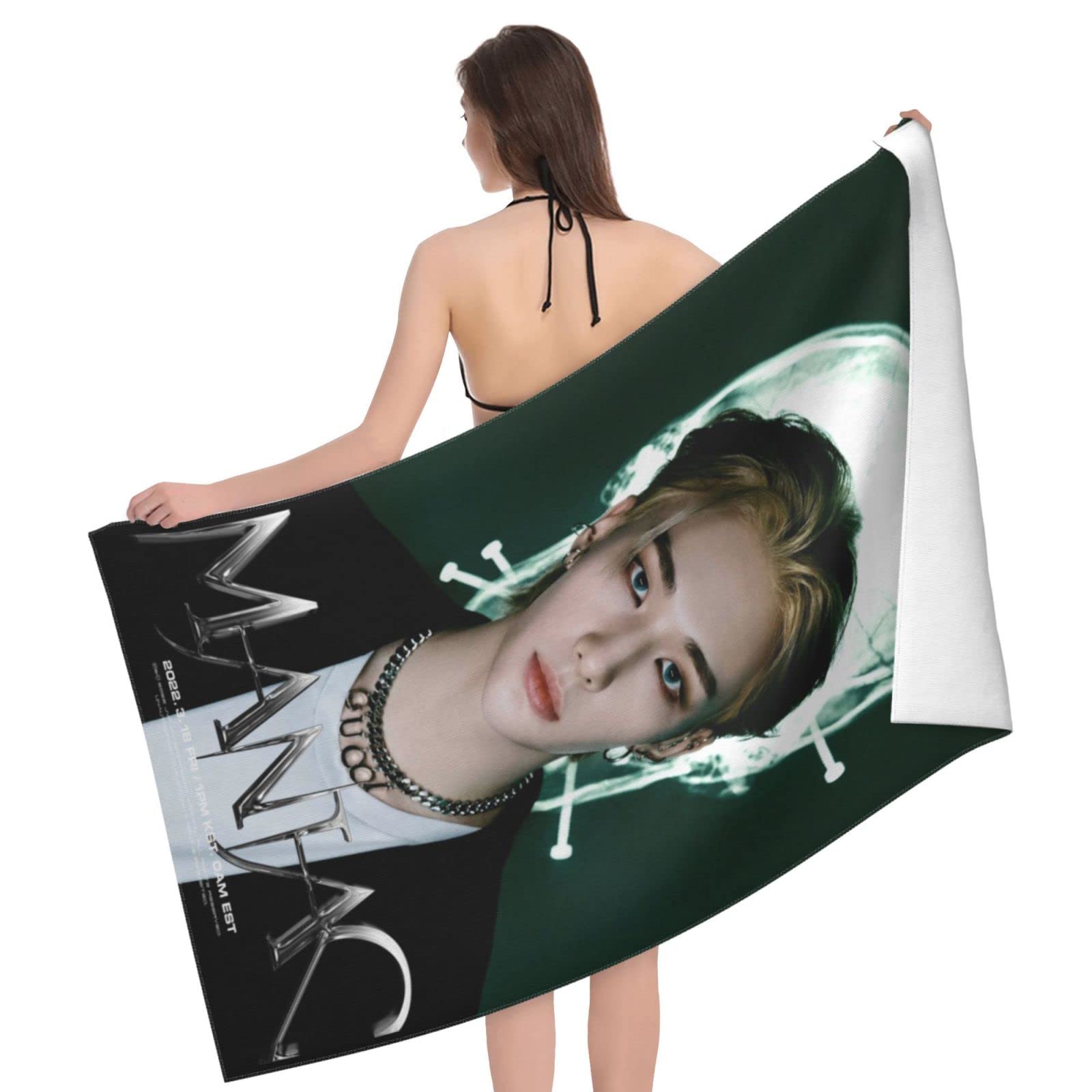 Amazon.co.jp: ストレイキッズ ヒョンジン (5) ビーチタオル