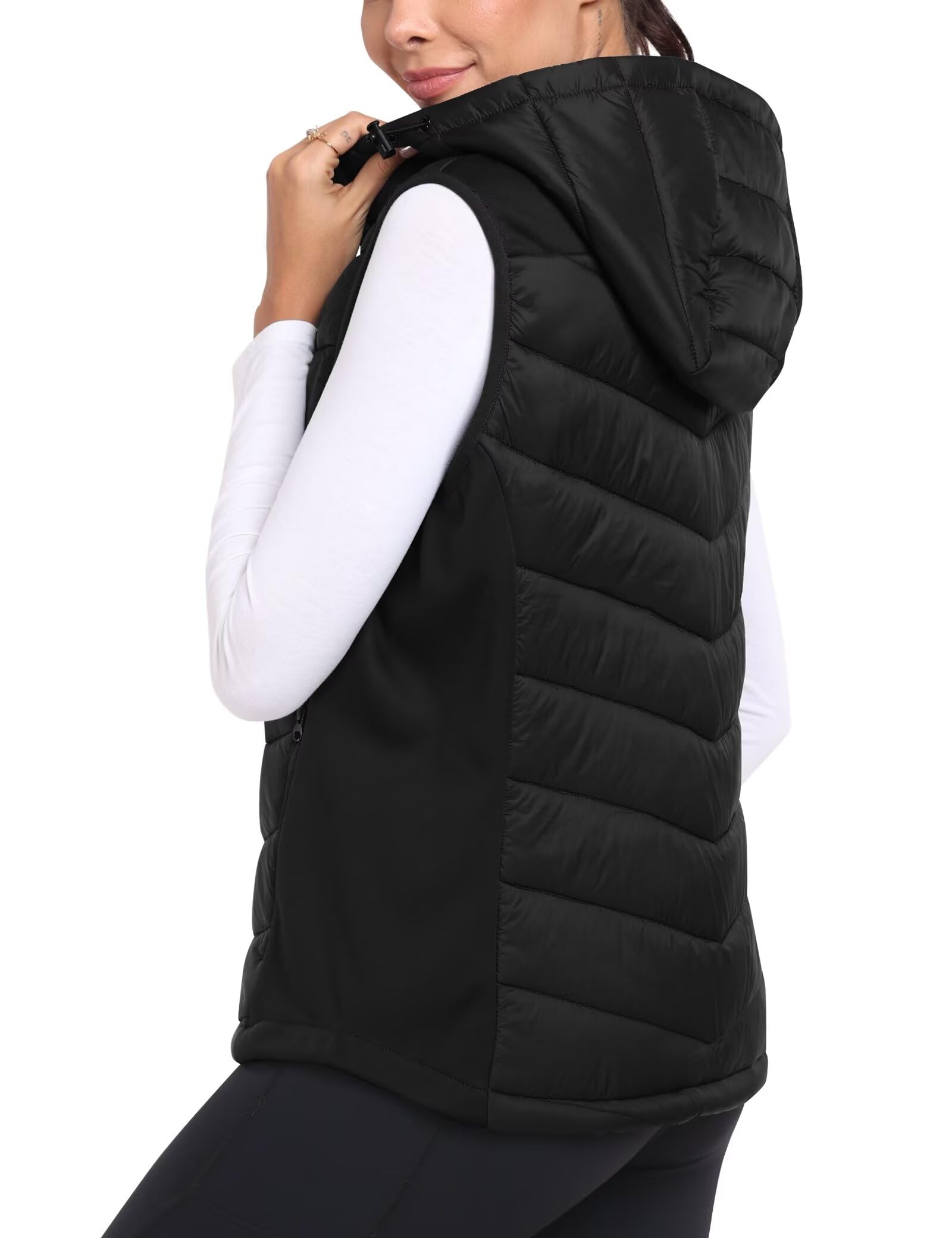 MoFiz Steppweste Damen Daunenweste Ärmellos Übergangsjacke für Outdoor
