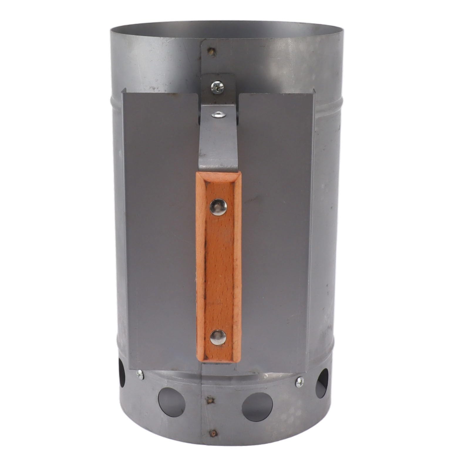 Srliya Démarreur de Cheminée Extérieur Compact et Durable pour Un Allumage Rapide du Charbon de Bois, Outil de Barbecue de Camping pour Pique-Nique, Alliage de Fer et de Zinc