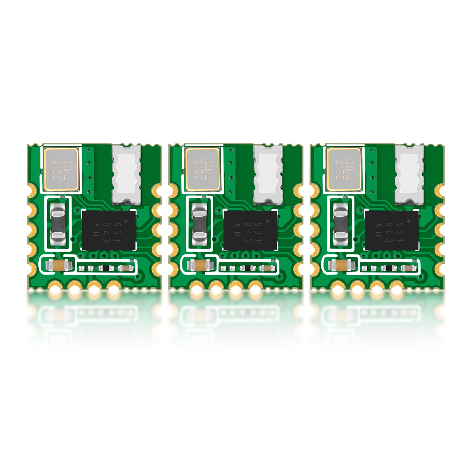 3 PCS DX-BT24-T Ultra Mini Size Bluetooth BLE 5.1 URAT Serial Transceiver Module Low Power Wireless Serial Communication DA14531 Support IOSAndroidArduino(DX-BT24-T)(DX-BT24-T*3)