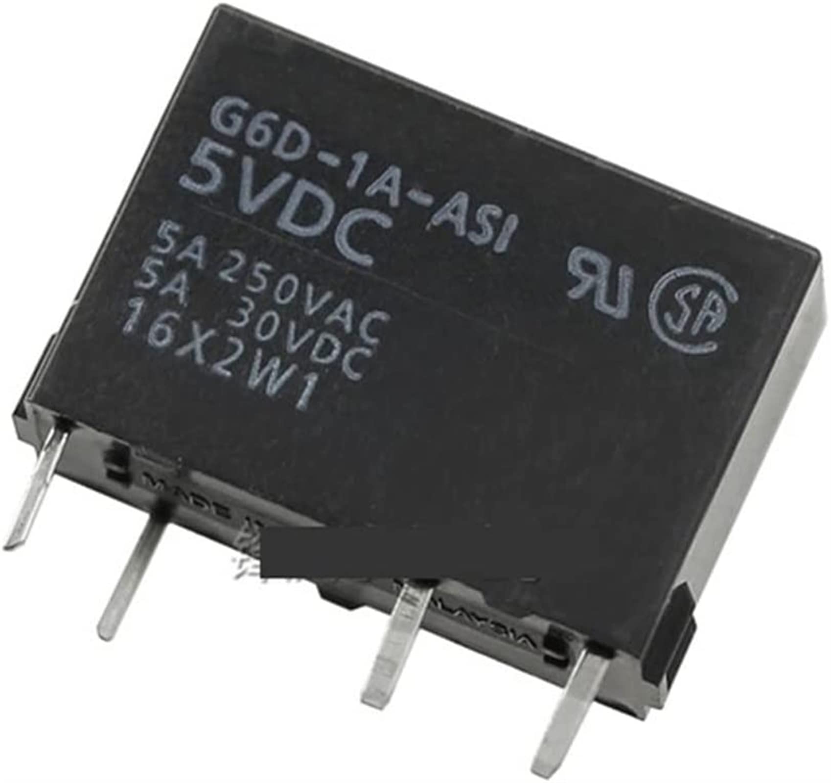 LKPEHTAGN Relay 10PCS Power relays G6D-1A-ASI-5VDC G6D-1A-ASI-12VDC G6D-1A-ASI-24VDC 4PIN 5A