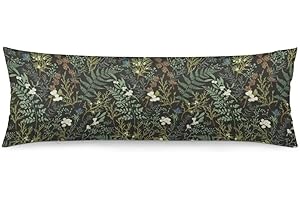 Green Plant Body Pillow Cover: Botanical Bliss for Your Restful Nights