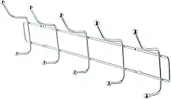 Ordene - Cabide de Metal com 5 Ganchos para Parede, Linha My Closet