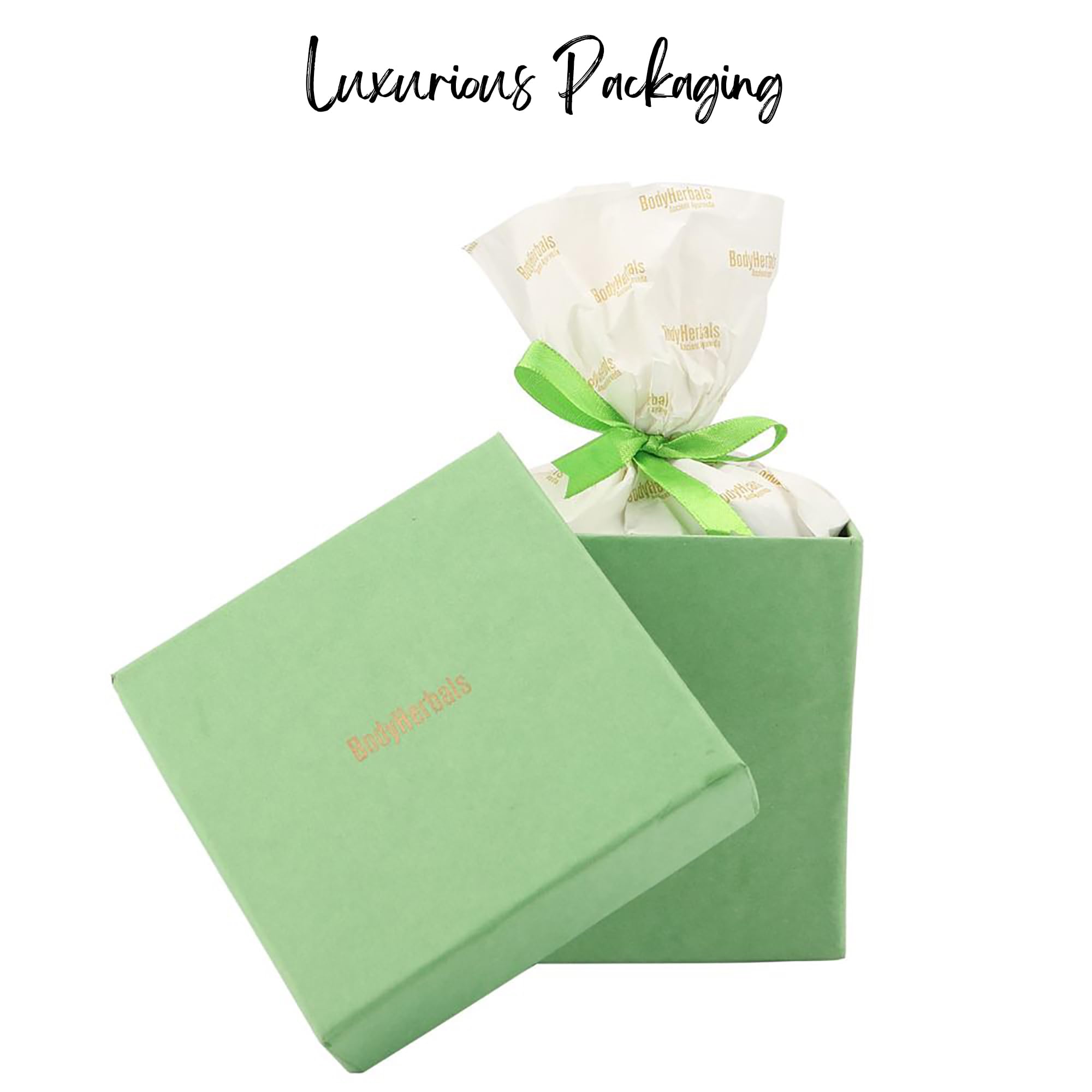 BodyHerbals Jasmine Soap Spa Gift Set – 7 Pcs Bath & Body Care Kit with Spa Accessories | Luxury Vegan Gift Box for Women & Men | Birthday, Anniversary, Wedding, Raksha Bandhan Gift & Special Occasions 4