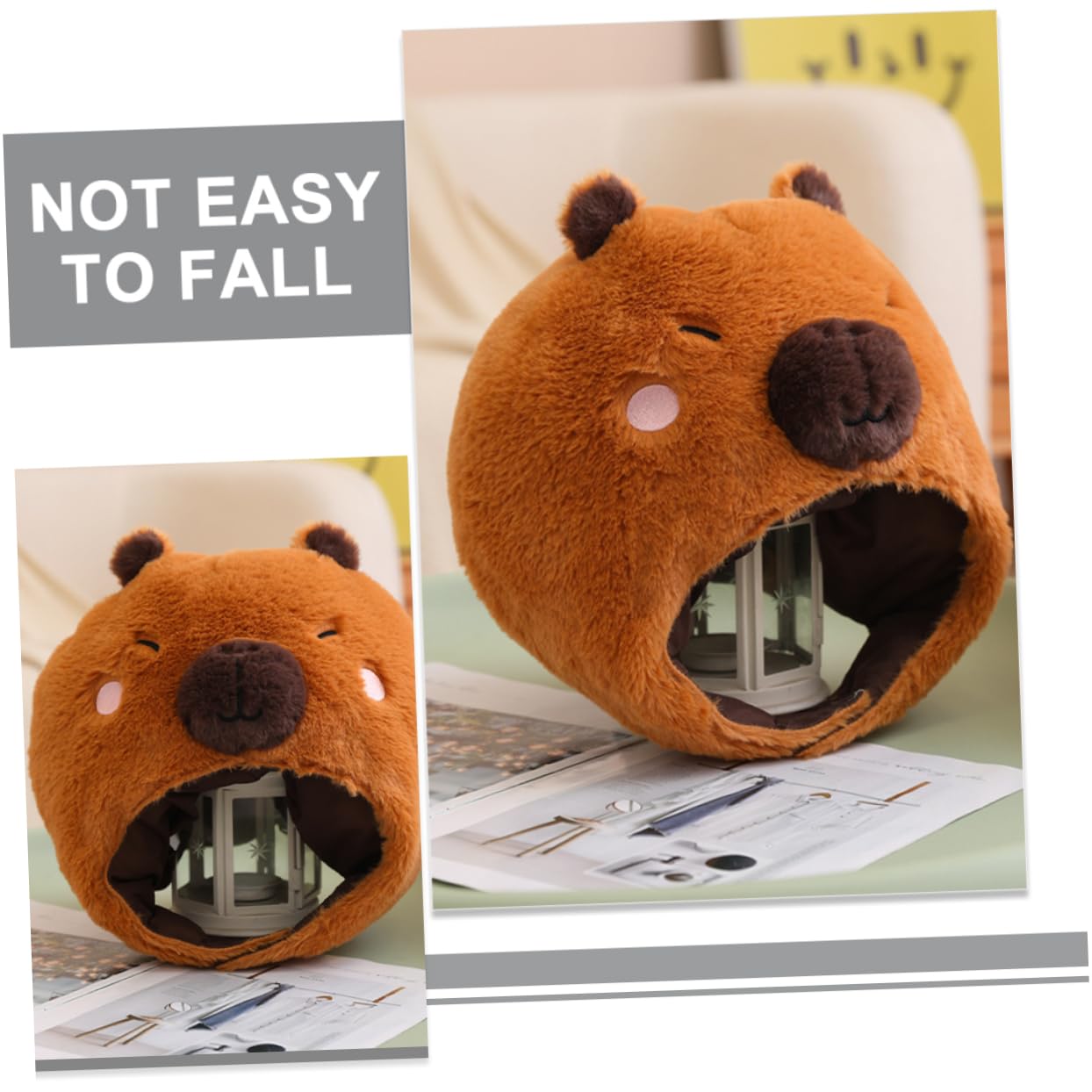 Sombrero De Peluche Divertido Diseño De Agua Dulce Accesorio De Fotografía y Disfraz Para Fiestas y Cosplay