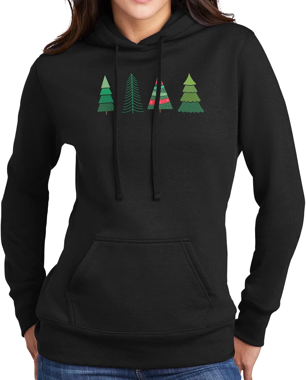 GotPrint Christmas Hoodies for Women, Men, Holiday Sweater, Cozy Warm Pullover Graphic Couples Gifts Ugly Christmas Sweaters