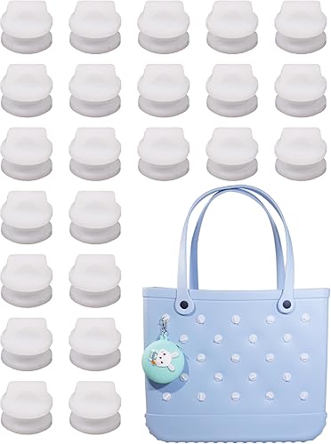 Mon Caramel Encantos de goma de los accesorios del bolso de la playa,Accesorios de goma de la playa Totes Insertos,Encantos