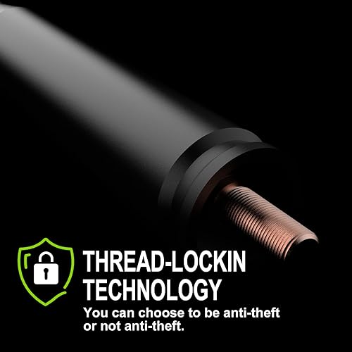 Miniatura 4 de American Flag 50 Cal Bullet Antena para Ford F150 F250 F350 Super Duty Ford Raptor Bronco Truck  antirrobo, GM Chevy Silverado 1500 2500 3500