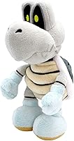 Vista 2 de Little Buddy Super Mario All Star Collection 1598, Peluche de Dry Bones, 8 pulgadas, multicolor