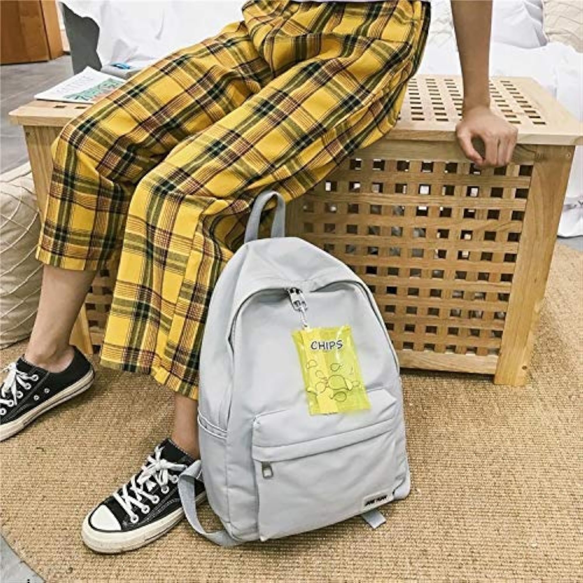 Double Shoulders School Bag Travel Backpack