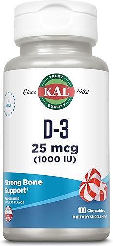 Kal D-31000IU masticables cápsulas blandas menta 100unidades