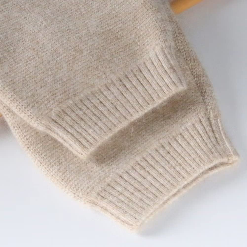 HNVAVQ 100% Cashmere Mens Biancheria Intima Termica Pantaloni di Base Layer Leggings Pantaloni per le Donne, F (donne), L