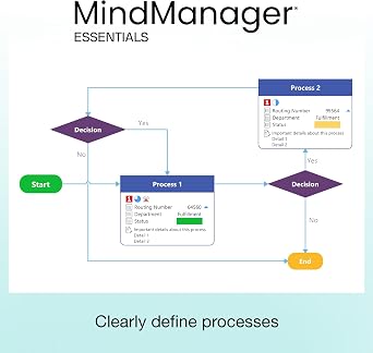 MindManager Essentials | 1 Year Personal Subscription | Visualization Tools and Mind Mapping Software [Web Access]
