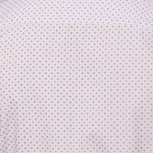 Image of Park Avenue Men's Pure Cotton Print Pattern Slim Fit Semi Cutaway Collar Full Sleeve Formal Shirt