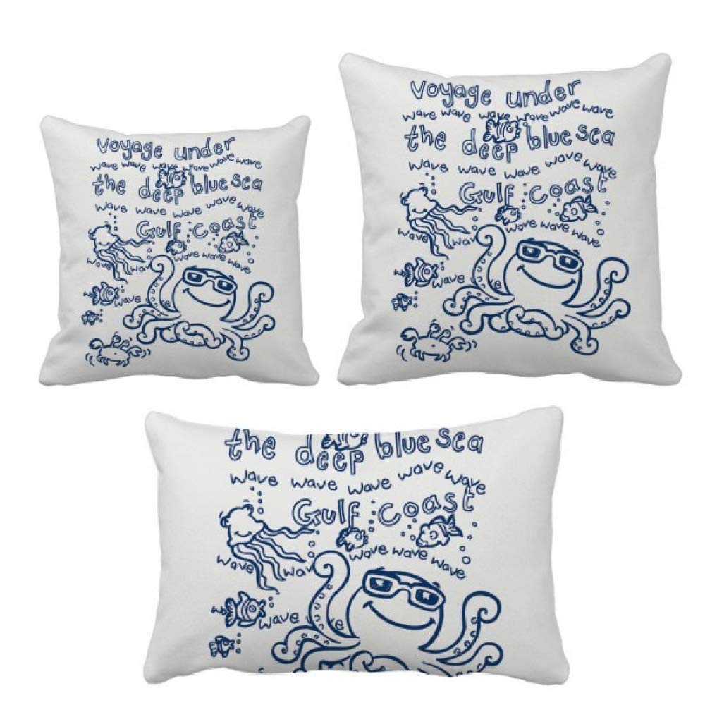 Coussin poulpe bleu marine une idée cadeau originale pour déco de maison