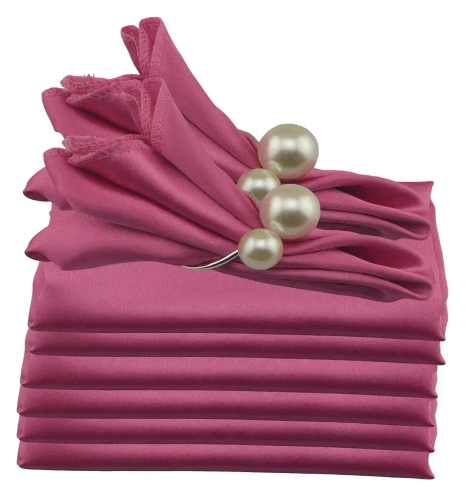 Cotton Table Napkins, Satin Table Napkins 24 Pcs 19x19 Inches Multicolor(Color11)