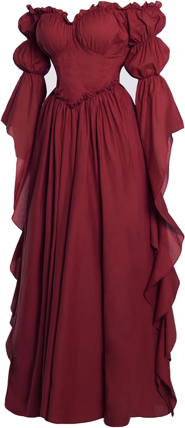 Medieval Renaissance Costume Dress Regency Dresses for Women Victorian - Image 2