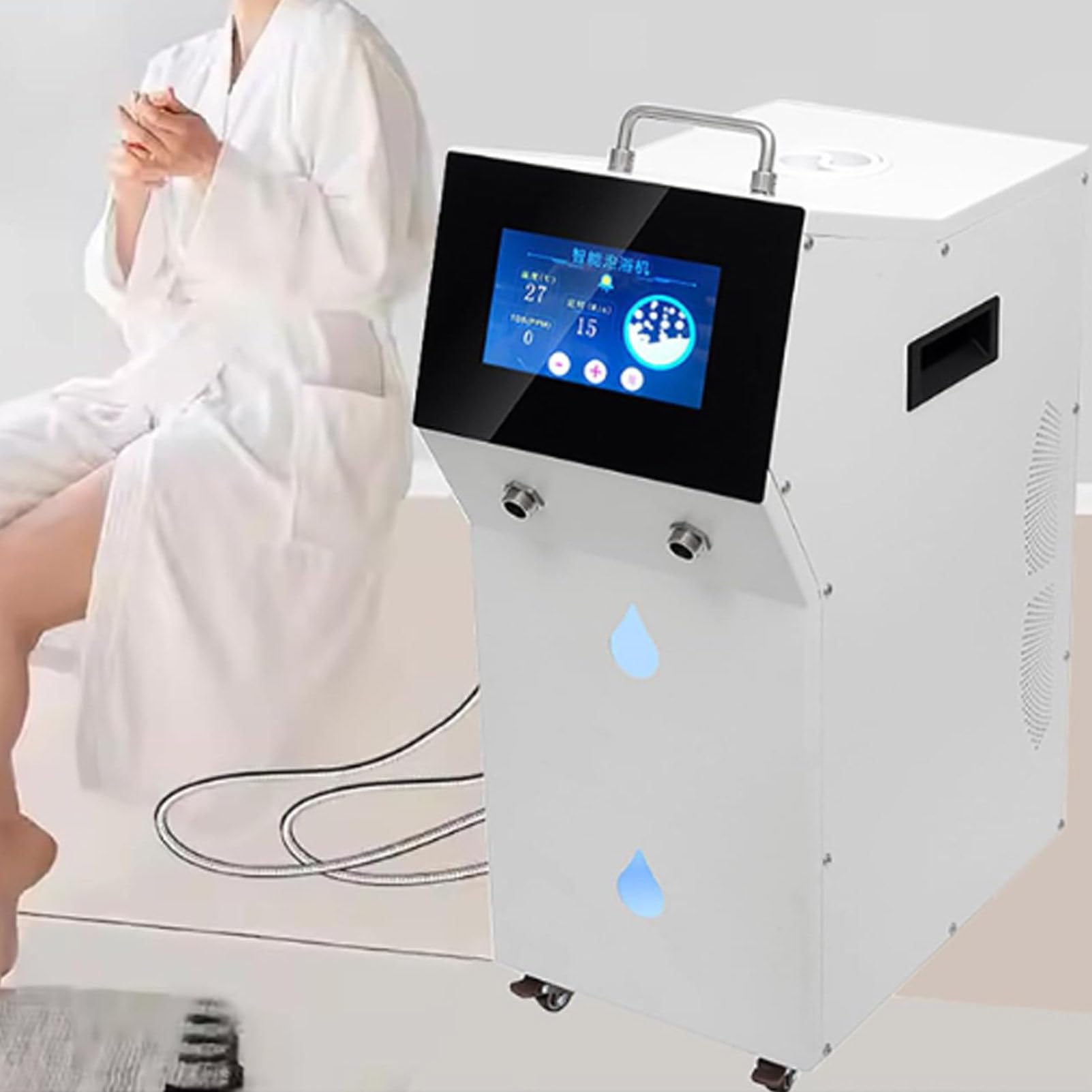 Wasserstoff-Spa-Bademaschine, 5000 ml H2-Gasgenerator für die Gesundheit der Haut, 2000–3000 ppb wasserstoffreiches Wasser, Heimgebrauch, Körpertherapie