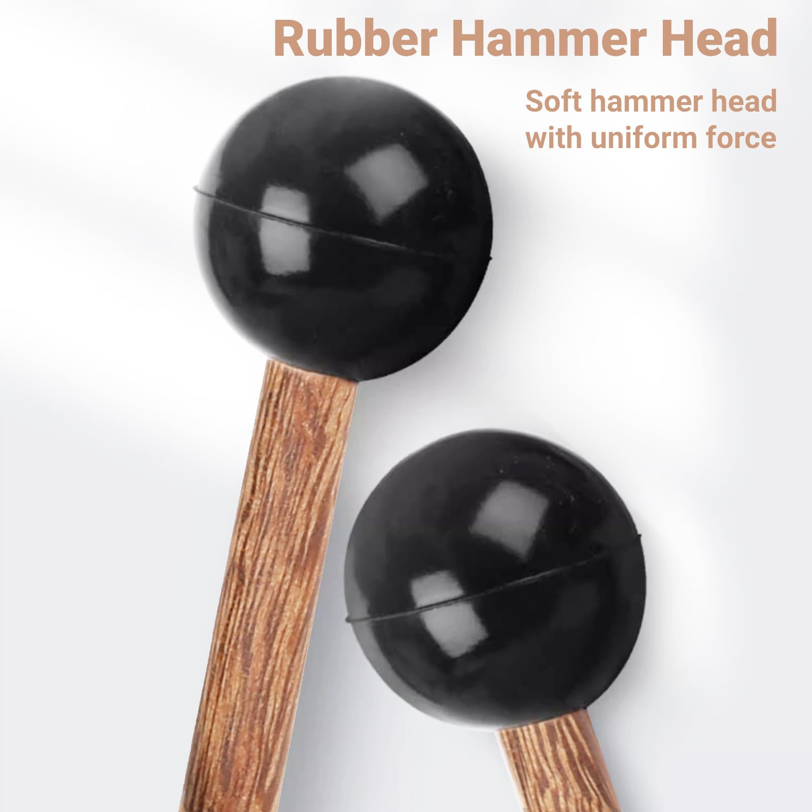 4 Stks Drumstokken, Kinderen Rubber Drumsticks 16.5 Cm Percussie Instrument Onderdelen voor Kind Drummers en Beoefenaars