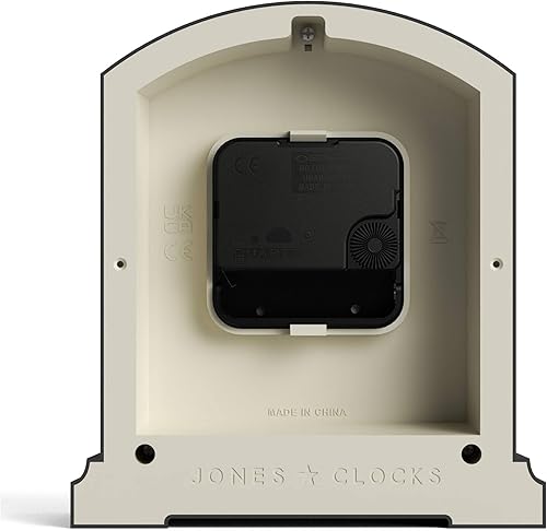 Miniatura 7 de JONES CLOCKS Tavern - Reloj de repisa  Diseño moderno de arco superior  Verde espárragos  Estilo clásico contemporáneo para escritorio, mesa,