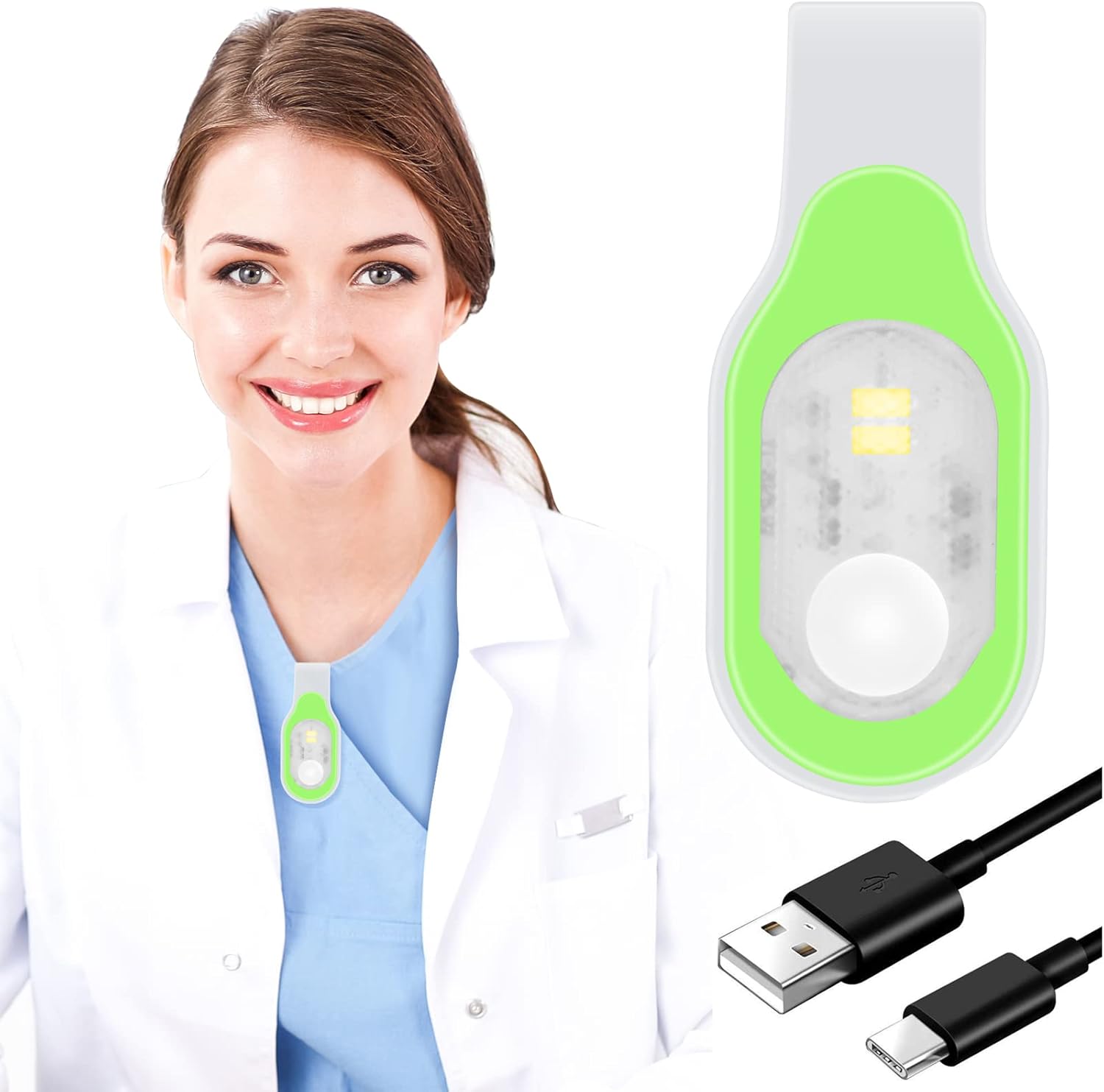 Mayaugst Nursing Night Light Clip on Rechargeable